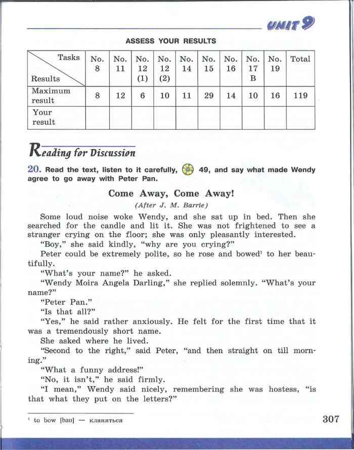Английский язык 7 класс страница 62 учебник